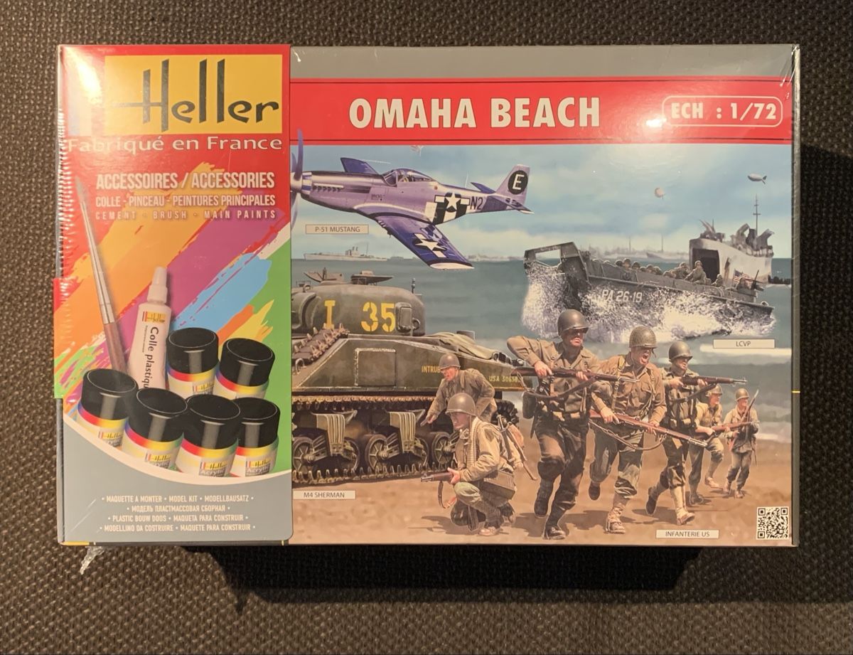 Heller Kit di modellismo & Modellini statici: Heller Modellbausatz "Omaha Beach" 1:72 – Nuovo e nell'imballaggio originale da Cadenazzo venduto da dede1973