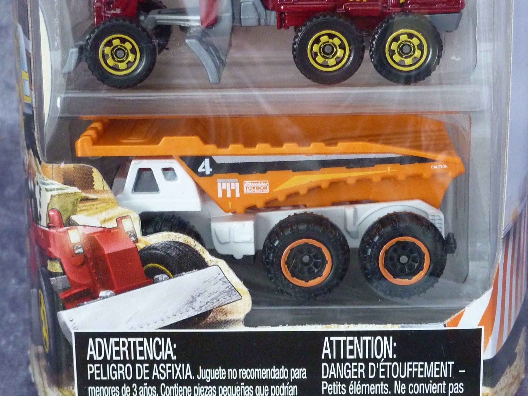 Matchbox Modellini d'auto: 5 Car Set Baustelle 1:64 – Usato da Dürrenäsch venduto da modellautos4you 5
