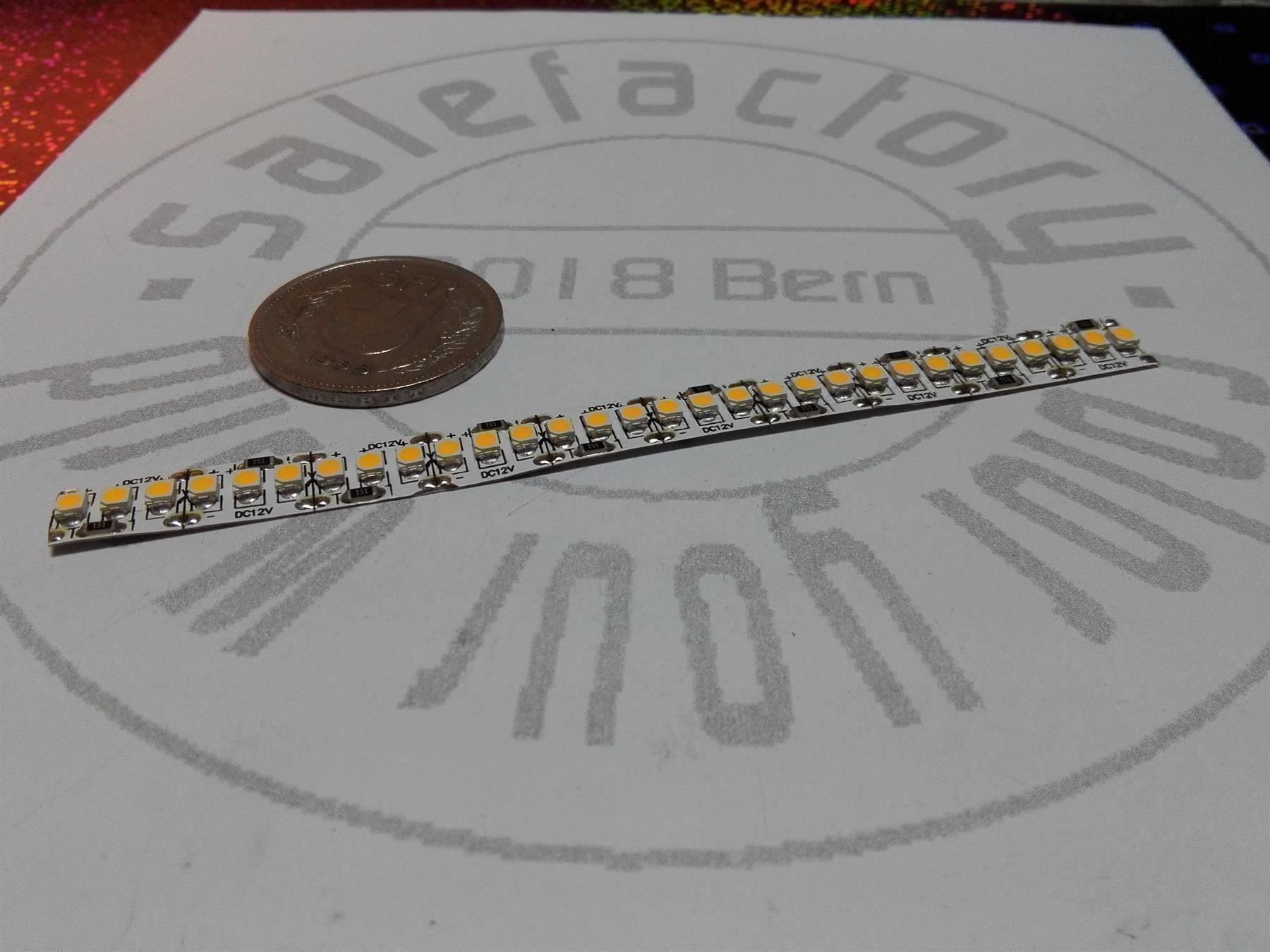 Componenti elettronici: LED-Streifen MINI 10Stk, warmweiss 12V – Nuovo (secondo la descrizione) da Luzern venduto da Salefactory 1