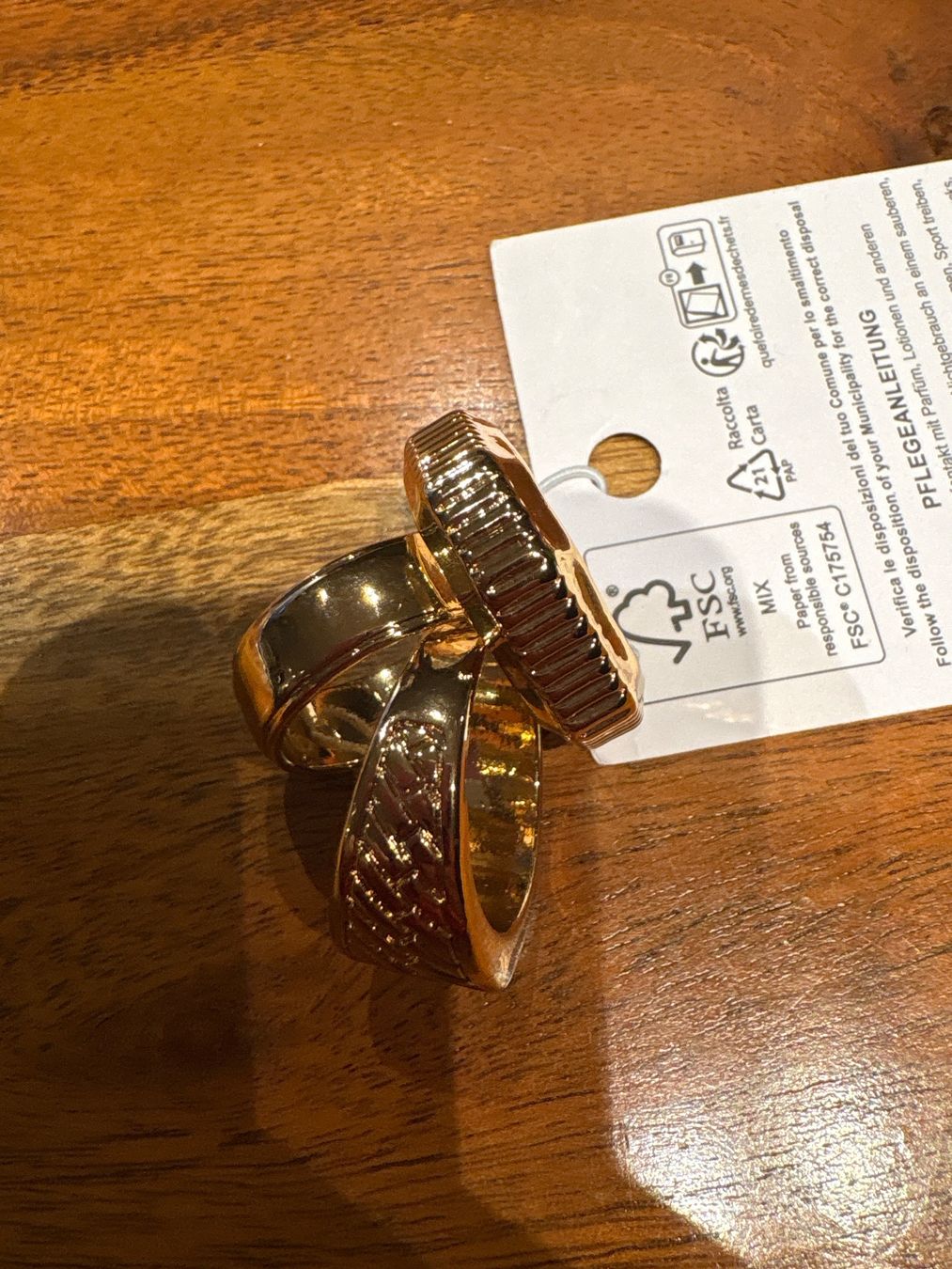 Anelli: Trendige Ringe, 3er Set, neu, Grösse 8.5/9 – Nuovo e nell'imballaggio originale da Andwil SG venduto da schmei 1