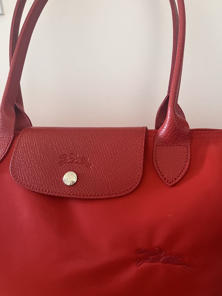 Longchamp Taschen für Damen: Longchamp le pliage taille L - neo rouge  – Gebraucht aus Lausanne von Cupcake.vanille 1