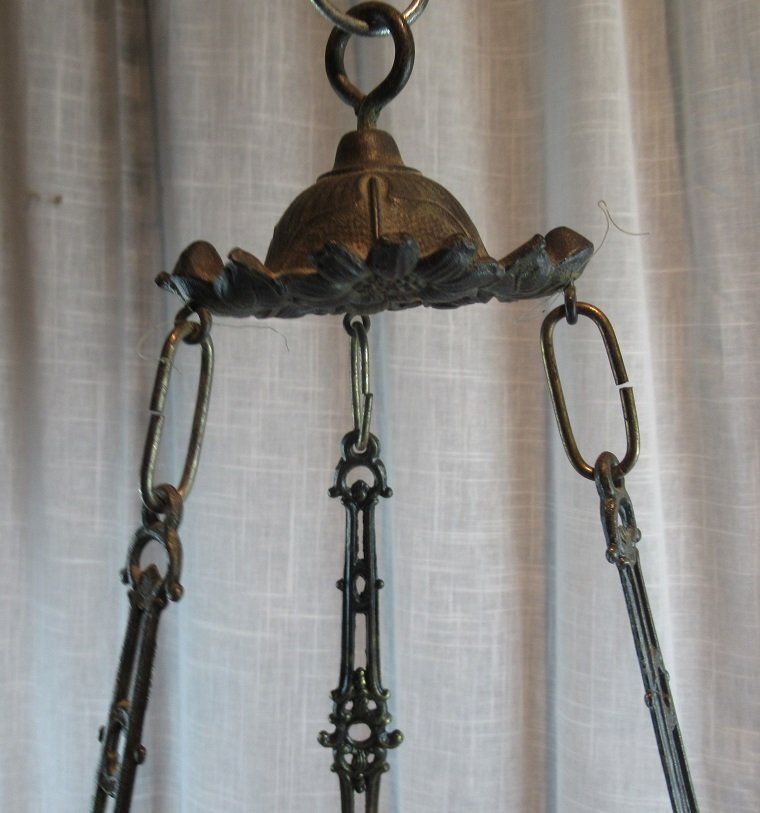 Lampadari & plafoniere: Deckenlampe Petroleum Jugendstil – Usato da Flums venduto da Flumsantik 4