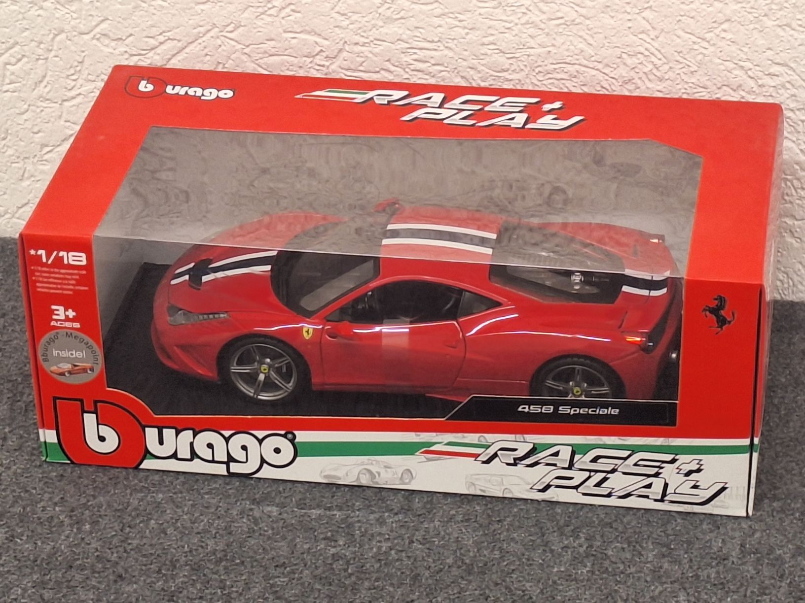 Bburago Modellini d'auto: Bburago Ferrari 458 Speciale 1/18 – Nuovo (secondo la descrizione) da Grüt (Gossau ZH) venduto da wisdomio7