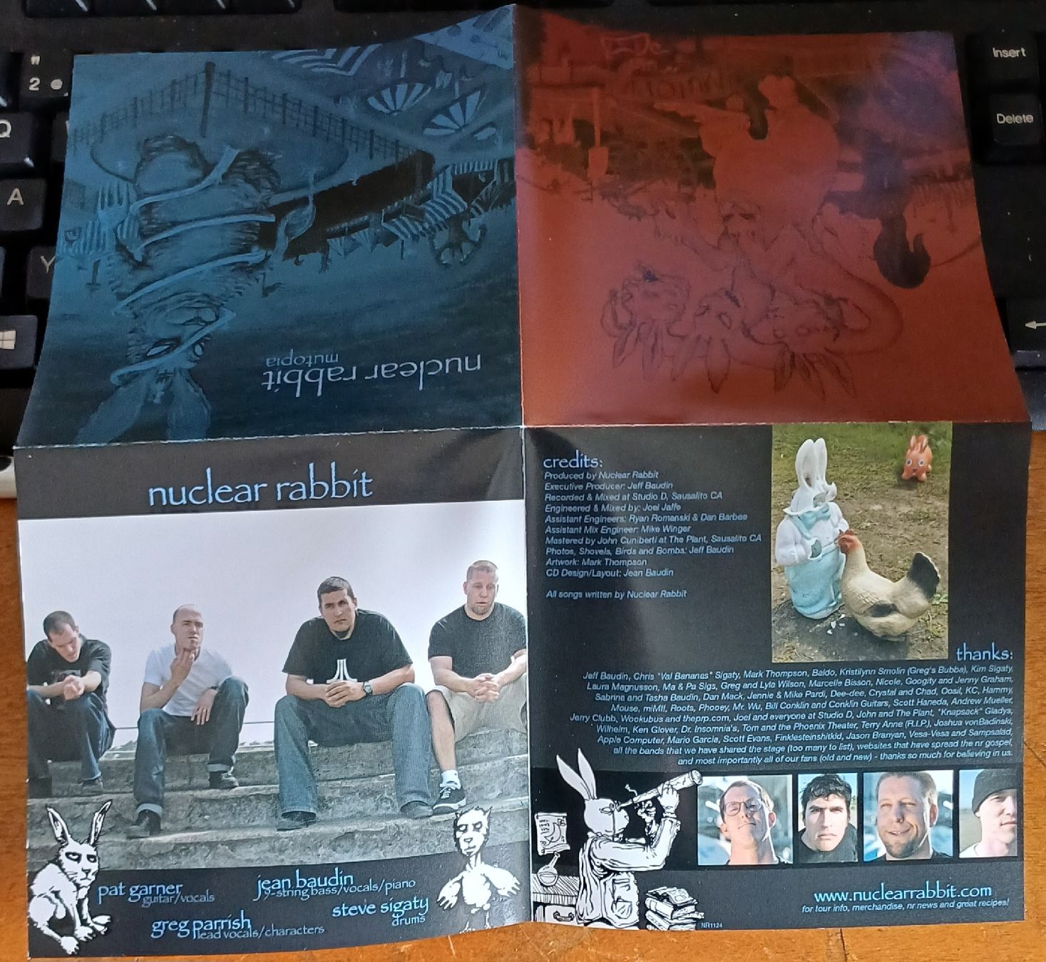 CDs: Rarität: Nuclear Rabitt, CD Mutopia, orig. 2003 – Gebraucht aus Luzern von Profet 4