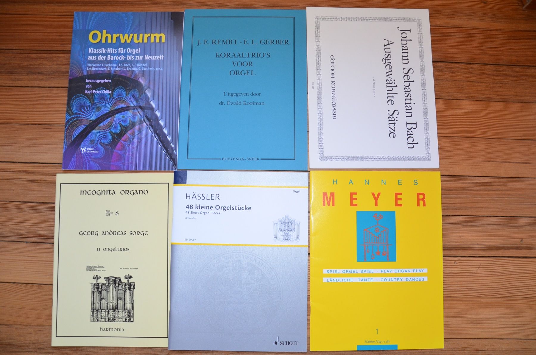 Revues & Magazines: 6 Hefte mit Orgelwerken, neu – Neuf (Voir description) à Endingen par jul_ql6f