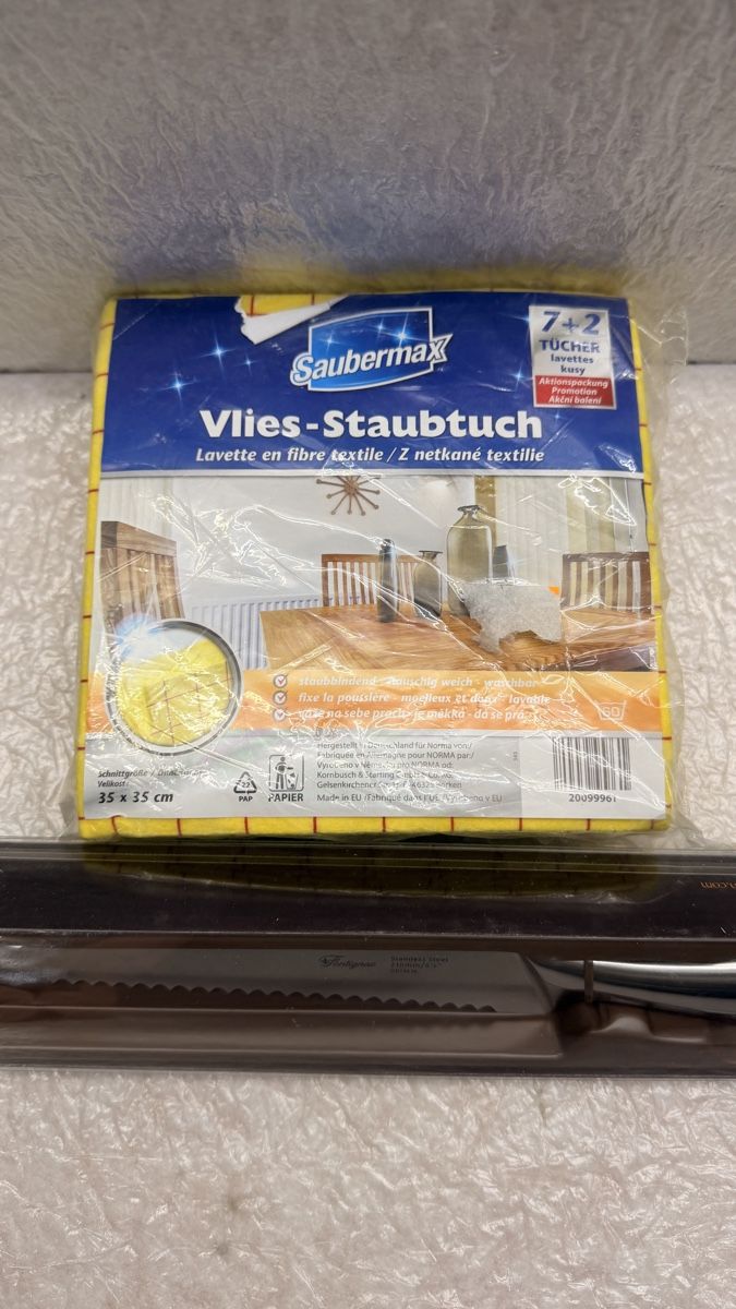 Coltelli da cucina: Neues Fontignac Brotmesser & tücher, – Nuovo e nell'imballaggio originale da Rotkreuz venduto da perlengott 1