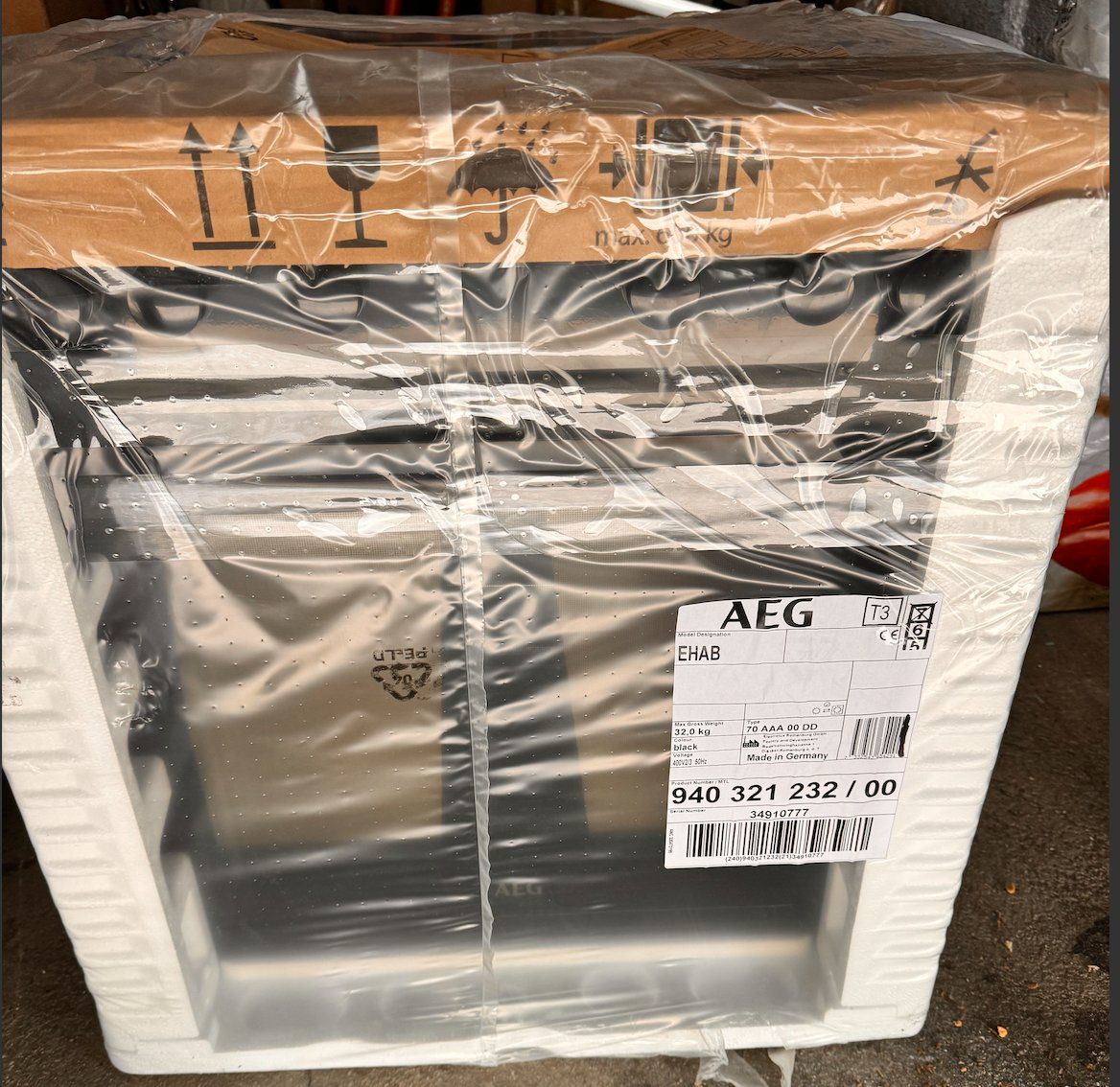 AEG Backöfen: AEG Backofen Einbau AEG EHAB; 940 321 232 – Neu und originalverpackt aus luzern von ARNI. 3