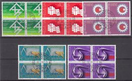 SBK 663 - 667 im 4er-Block mit ET Hagenbuch