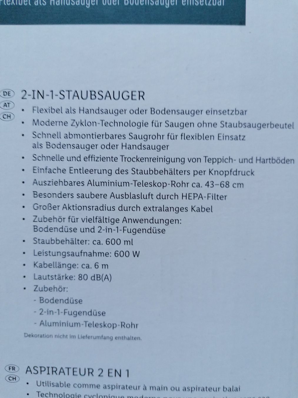 SilverCrest Staubsauger & Zubehör: Staubsauger ++neuwertig++ – Neu (gemäss Beschreibung) aus Aeugst am Albis von Stevens4 8