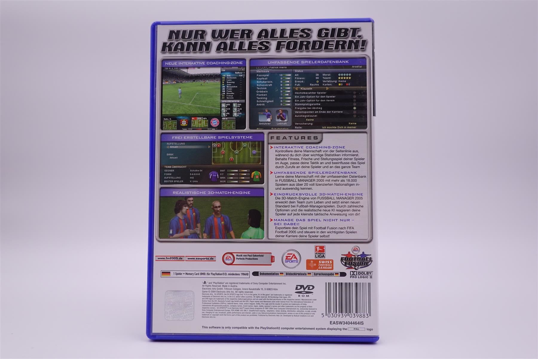 Sony Giochi: Fussball Manager 2005 (PS2) – Usato da Herisau venduto da ZelliZone 1