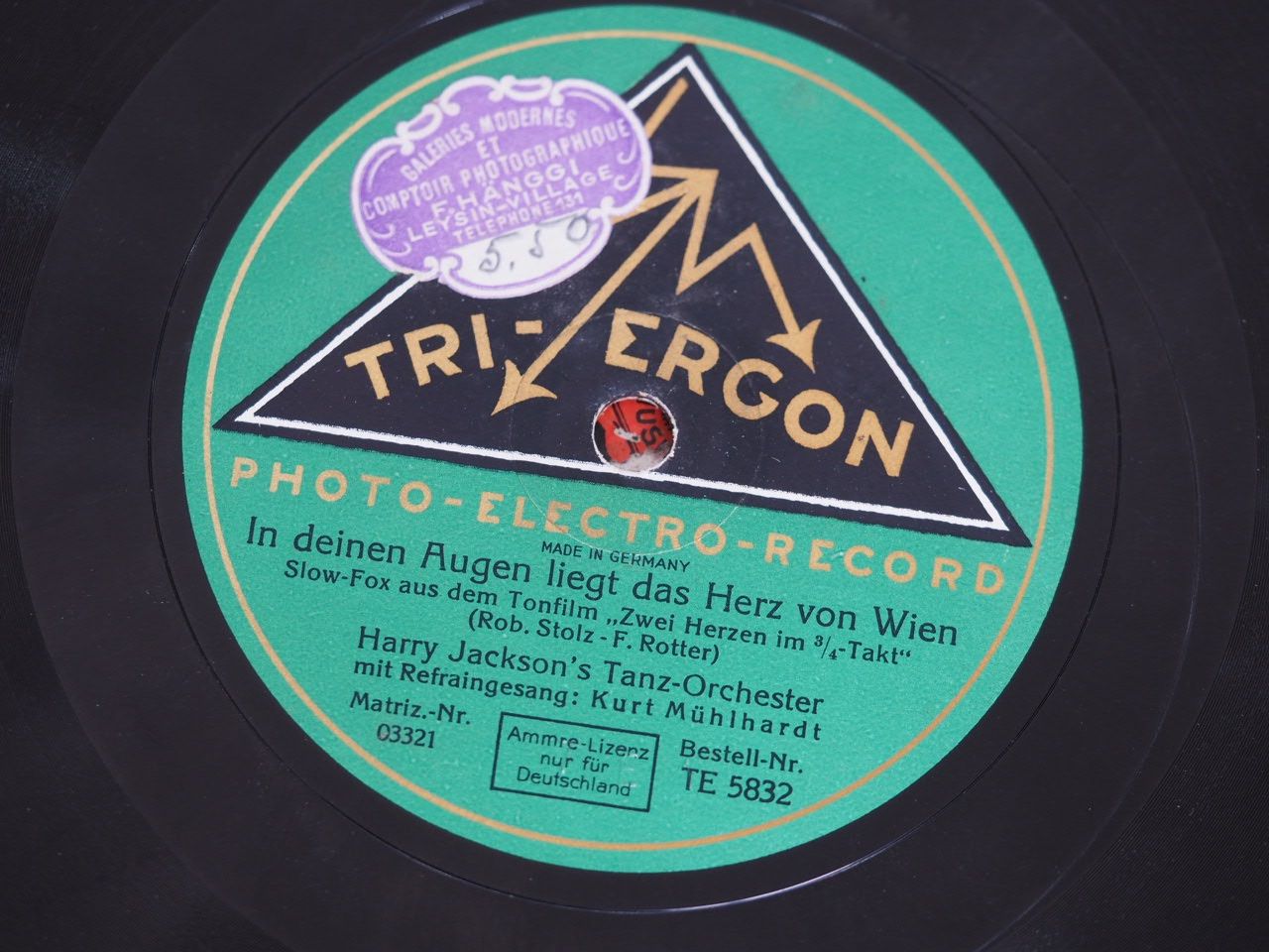Dischi in vinile: DISQUES 78 TOURS – Usato da Lausanne venduto da Leag 5