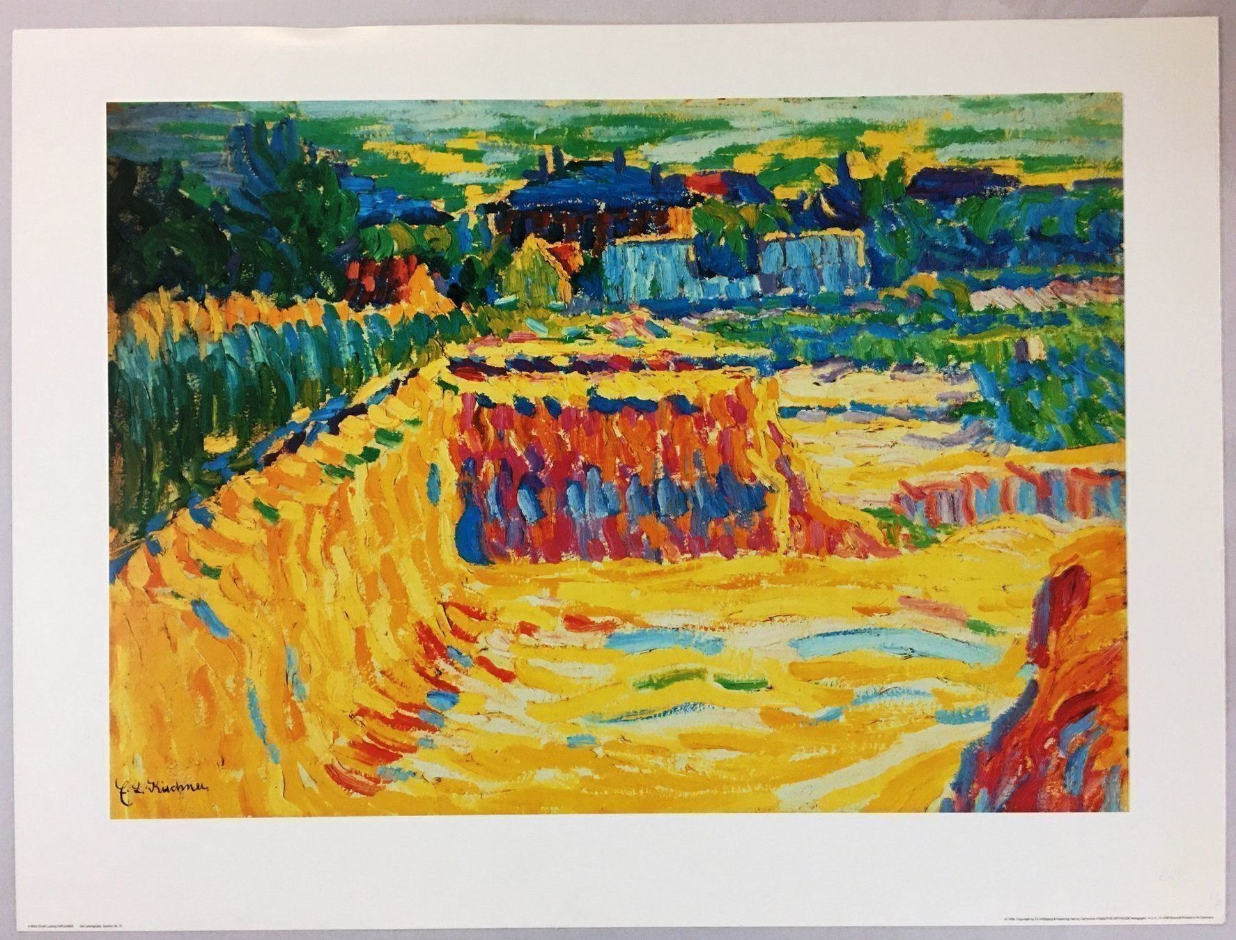 Foto & Immagini: 1989-Kunstdruck Kirchner - 80 x 60cm – Usato da Oftringen venduto da Vucki