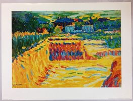 1989-Kunstdruck Kirchner - 80 x 60cm
