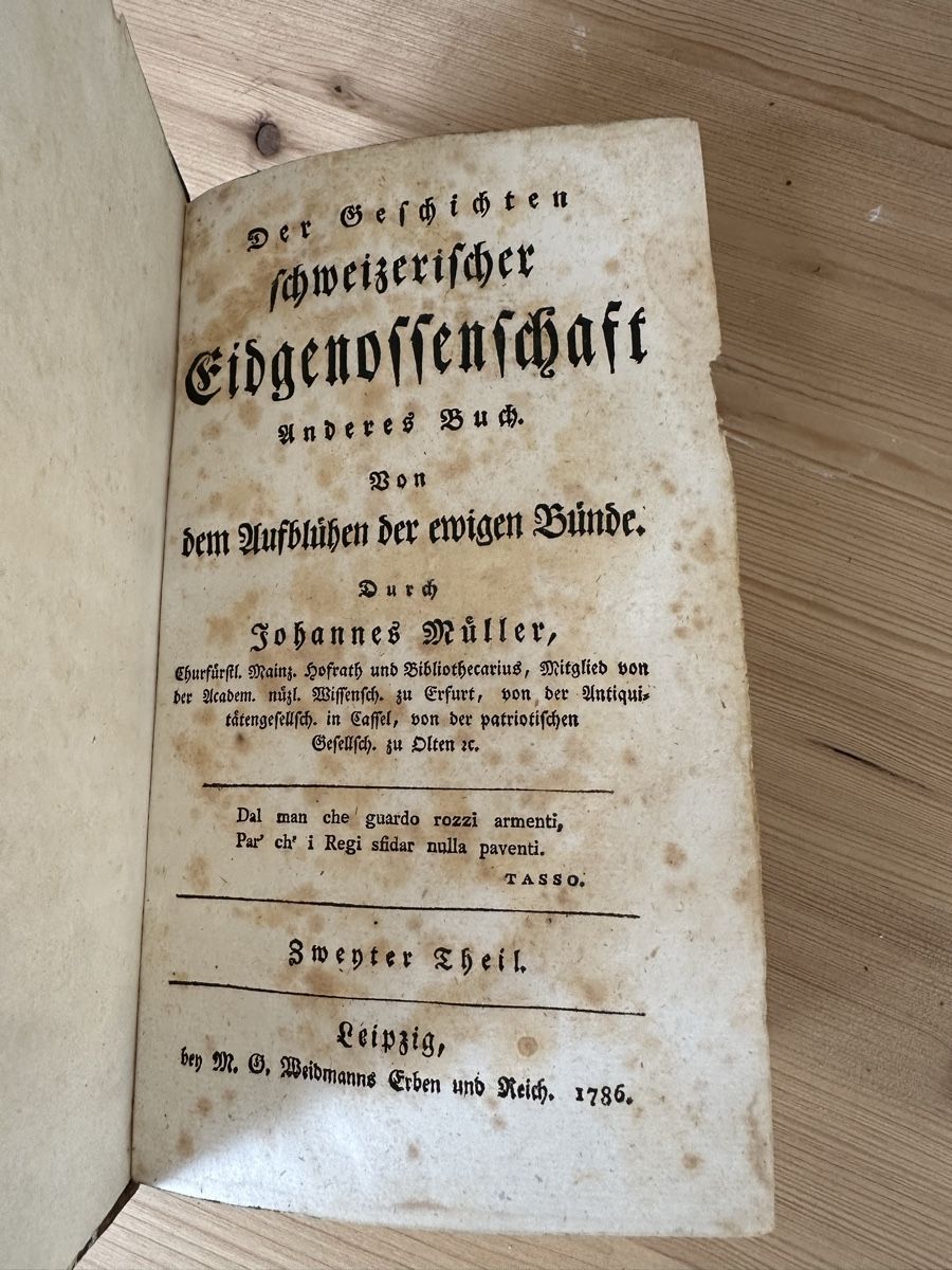 Libri: Müller, Geschichten schweiz. Eidgenossenschaft, 1786-1844 – Usato da Winterthur venduto da Bb69 2