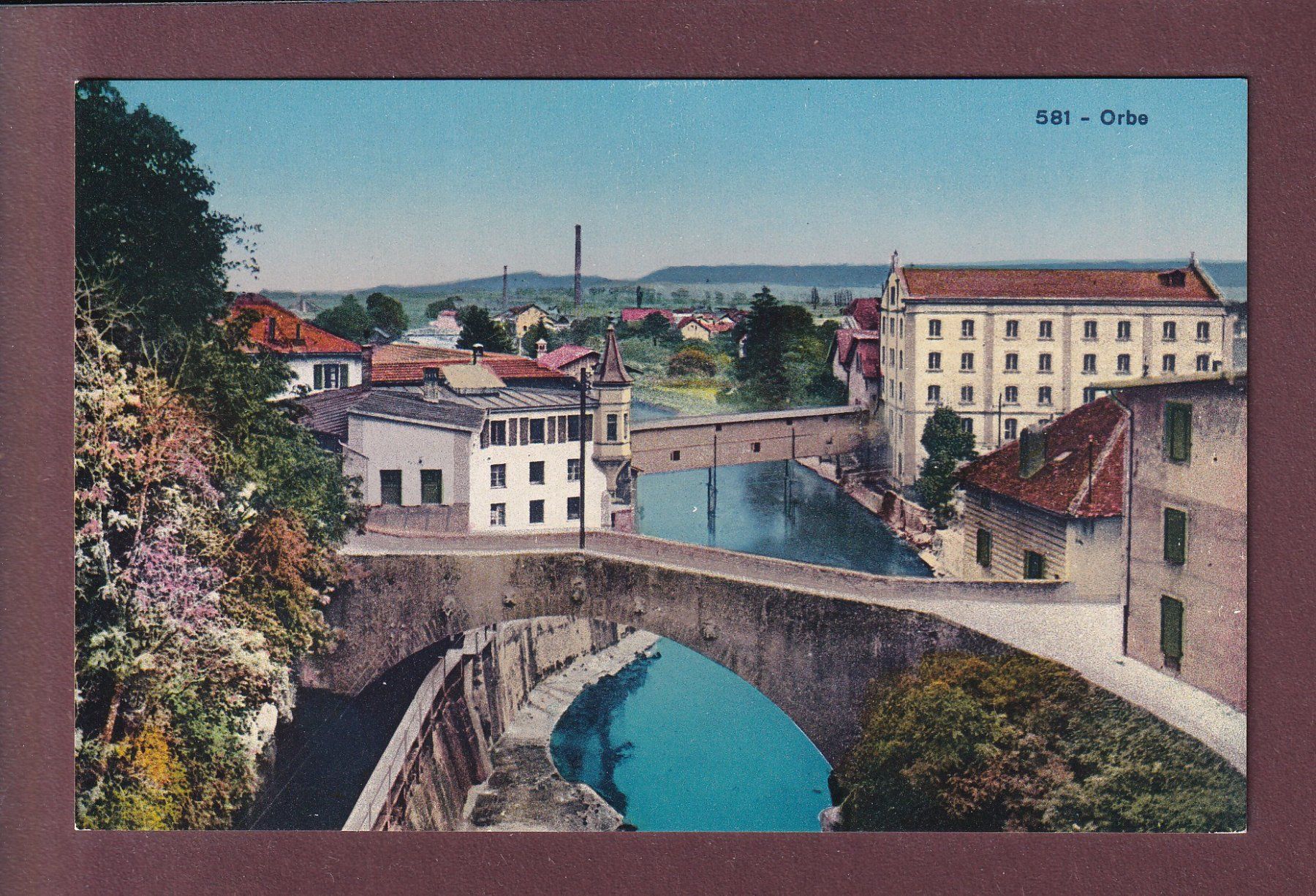 Cartoline postali: ORBE - Les Ponts – Usato da Pully venduto da nicecards