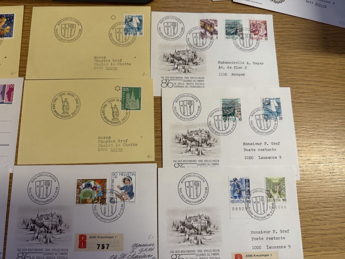 Alle Briefmarken: 27 Karten Tag der Briefmarken  – Neu (gemäss Beschreibung) aus Murgenthal von Tina_4055 4