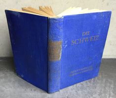 Die Schweiz, Reisehandbuch 1932, mit div.Karten