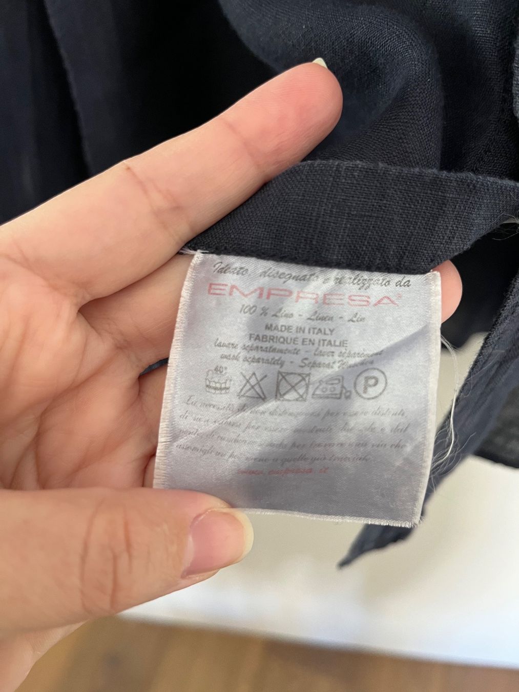 Camicie: Leinenhemd von Empresa, Gr. 41 – Usato da Triesen venduto da dardaleni 4