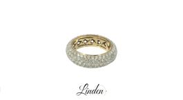 Damenring 750 Gelbgold Brillant TW/SI Gr. 51.5