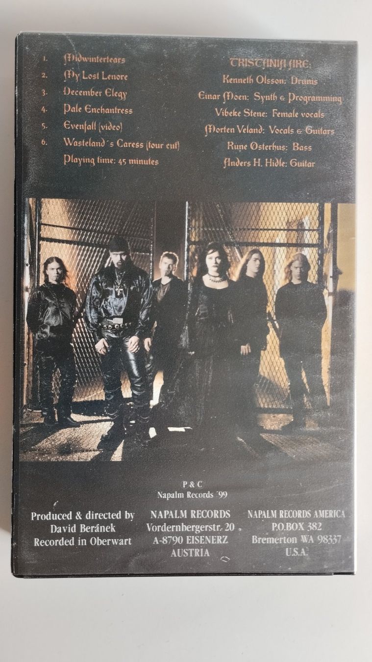 Tutti i VHS: TRISTANIA VHS WIDOW'S TOUR – Nuovo (secondo la descrizione) da Basel venduto da Bal-Sagoth 1