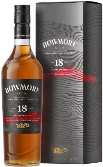 Bowmore Bevande alcoliche: Bowmore Sherry Oak Cask 18 years Single Malt – Nuovo e nell'imballaggio originale da Deitingen venduto da Gold-Delikatessen