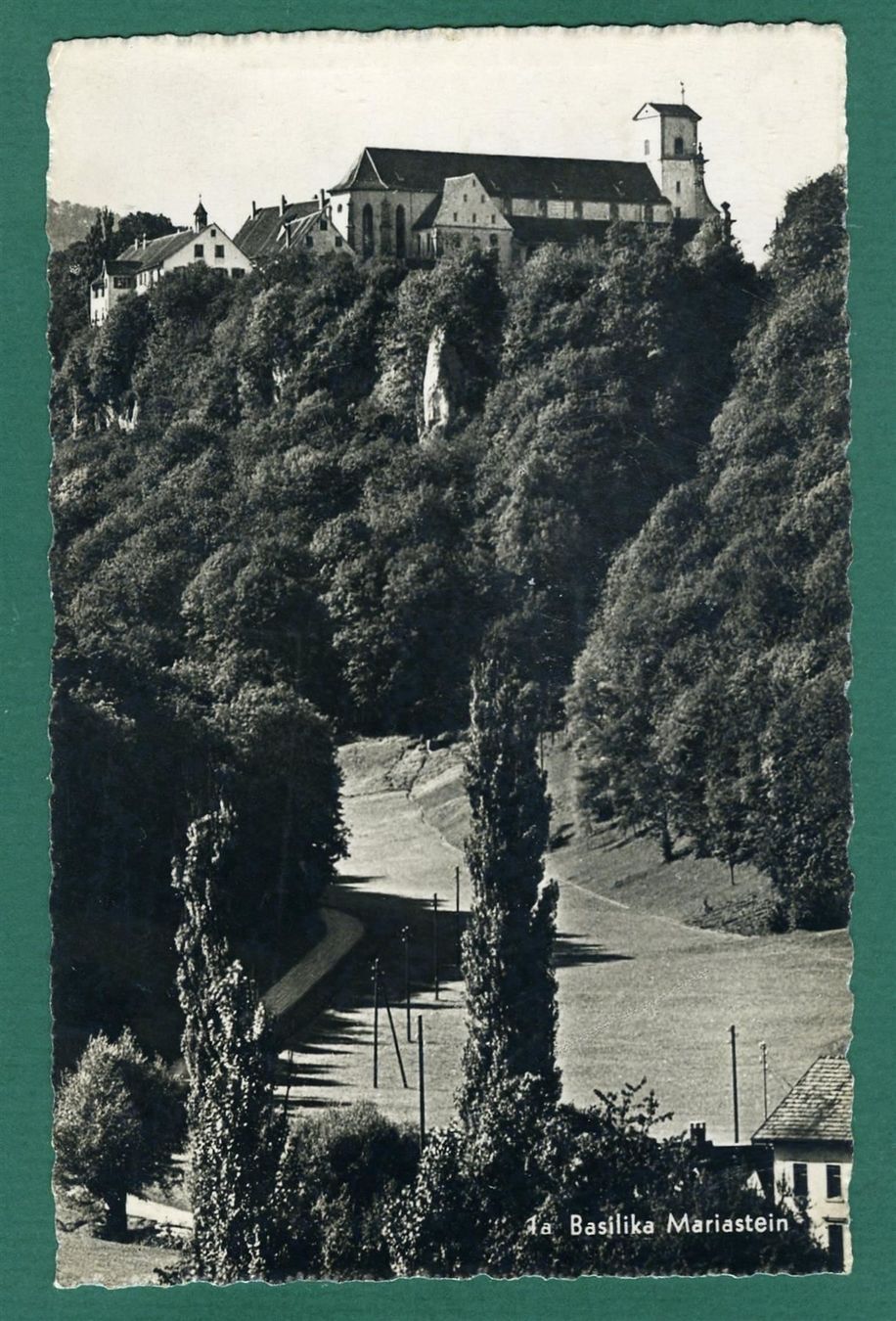 Cartoline postali: Basilika Mariastein, 1944, gelaufen – Usato da Sargans venduto da Hausi1951