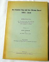 Der Kanton Zug und das Bistum Basel1803-1828