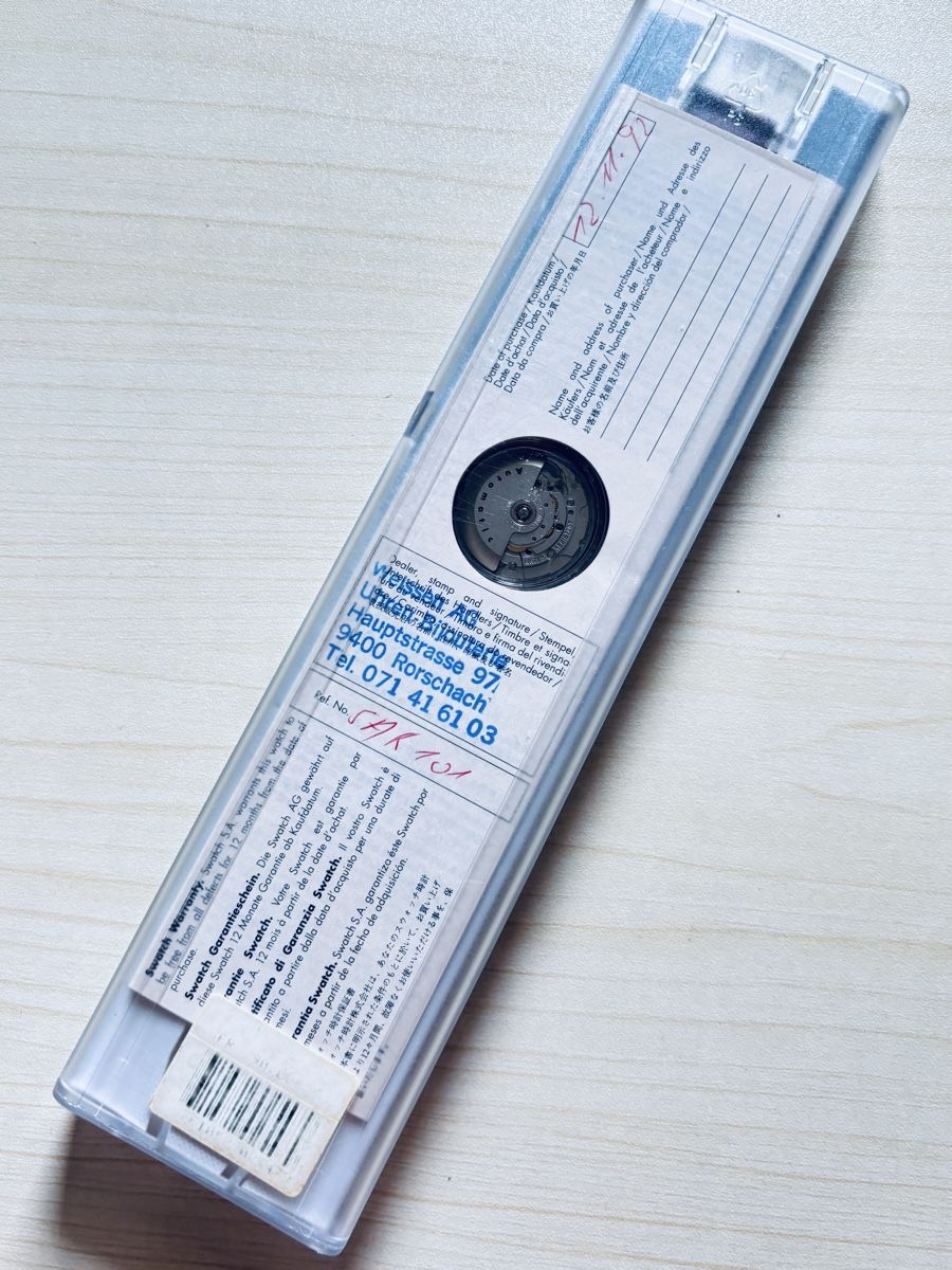Swatch Uhren: Swatch Automatic Uhr 1991 mit Lederband – Gebraucht aus Grenchen von chththl 2