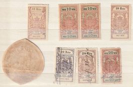1898/1906  Portugal  Timbres Fiscaux Anciens ☆☆☆ Ø