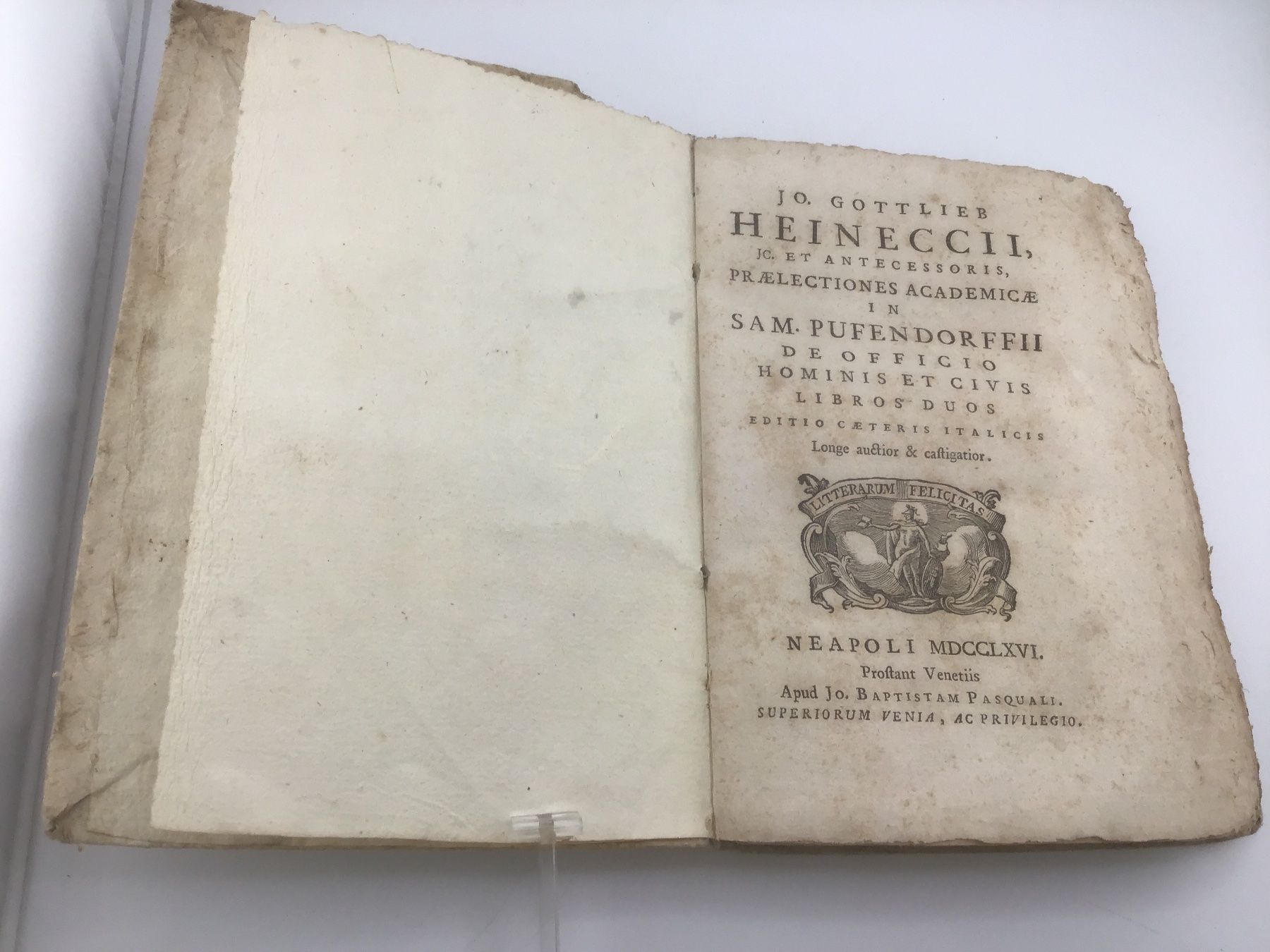 Bücher: Johann Gottlieb Heineccius, 1766 – Defekt aus Nods von loredana18 3