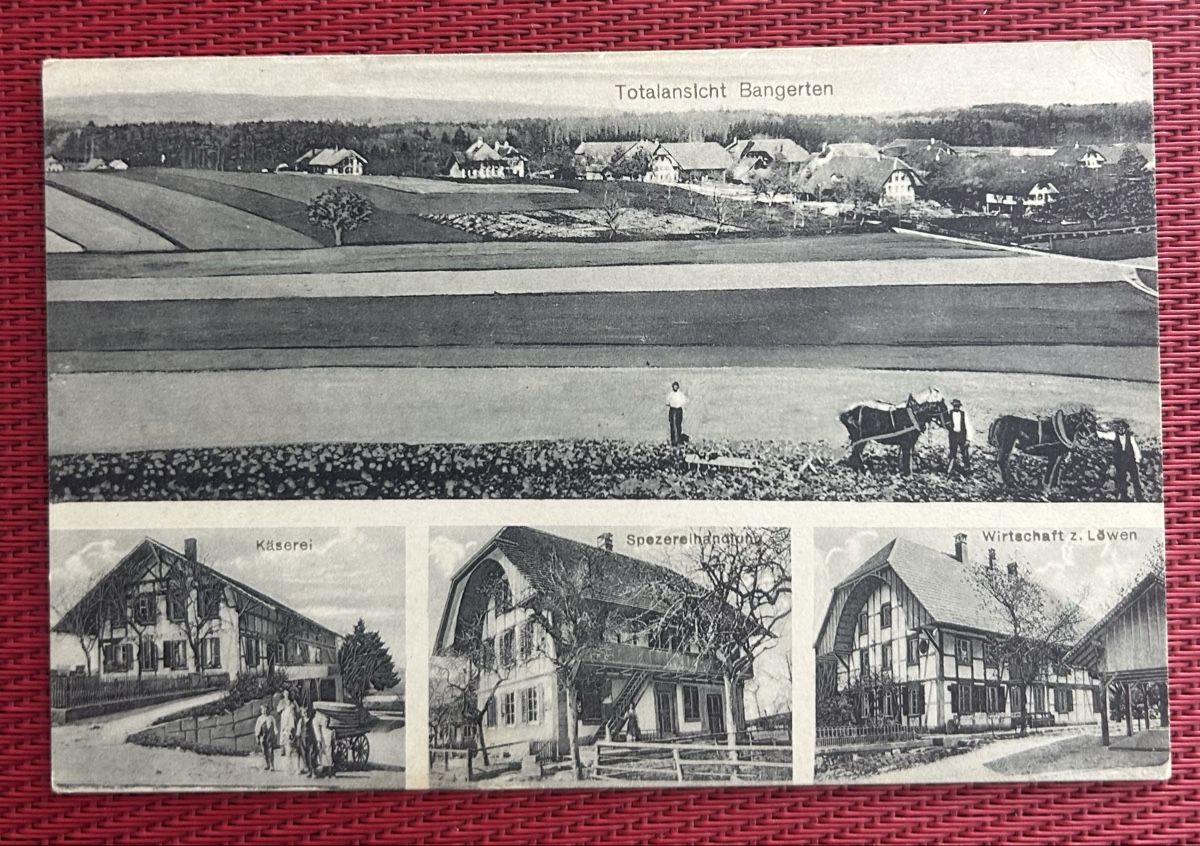 Cartoline postali: AK Bangerten 4-Bildrig  – Usato da Horw venduto da Tellbub
