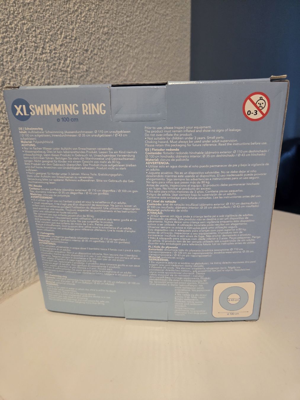 Salvagente: COOP Splash XL Swimming Ring Glitter 100 cm – Nuovo e nell'imballaggio originale da Zürich venduto da adibloech 1
