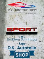 Range Rover Sport Emblem Logo Schriftzug Rot/Schwarz Neu