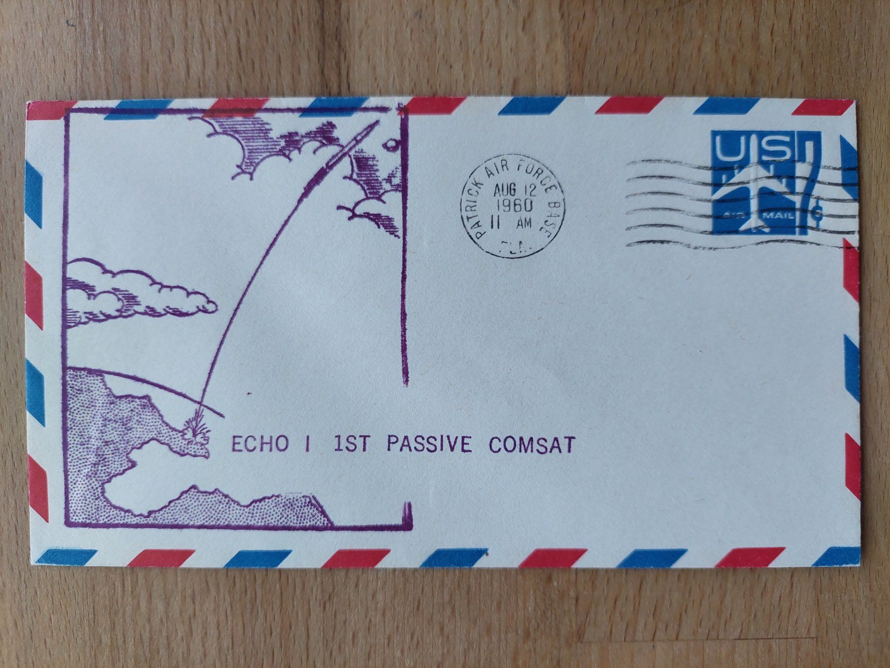 Alle Briefmarken: Alter Brief US Air Mail 1960 – Gebraucht aus Obfelden von Foto_Bild_Kunst_Buch