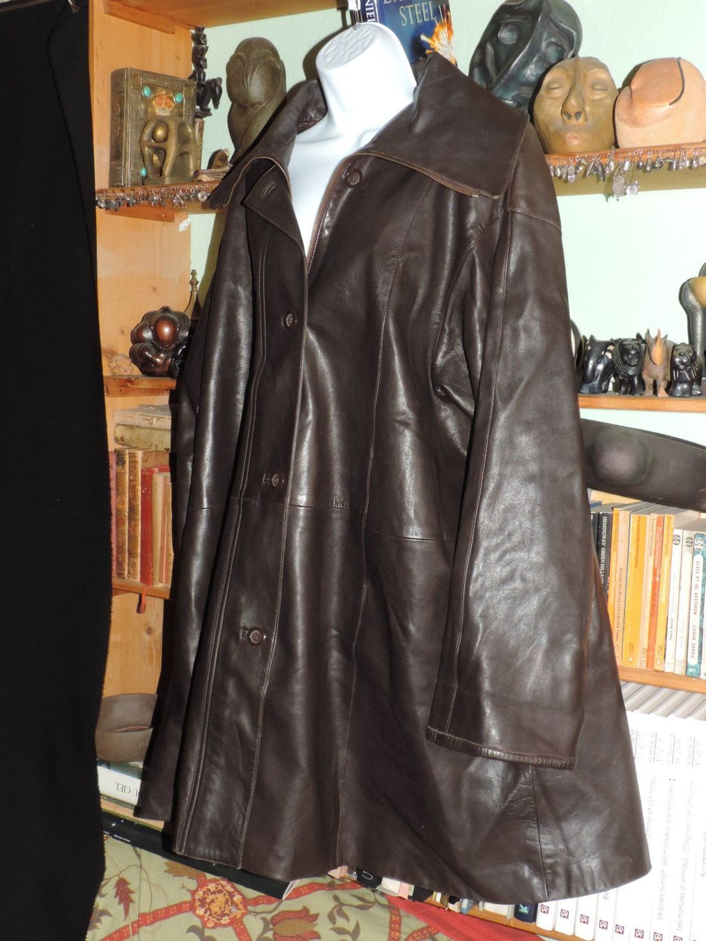 Cappotti: manteau en cuir brun – Nuovo (secondo la descrizione) da Genève venduto da Axelle333 2