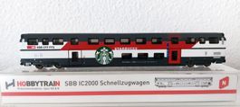 Hobbytrain SBB IC2000 WR " Starbucks " Barwagen H25118