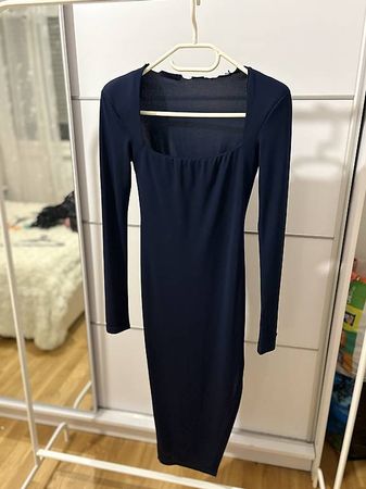 Robe bleu élégante 