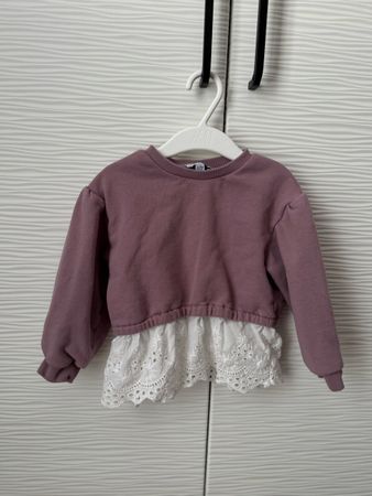 Mia & Noah Baby Sweatshirt  Rosa Gr74-80