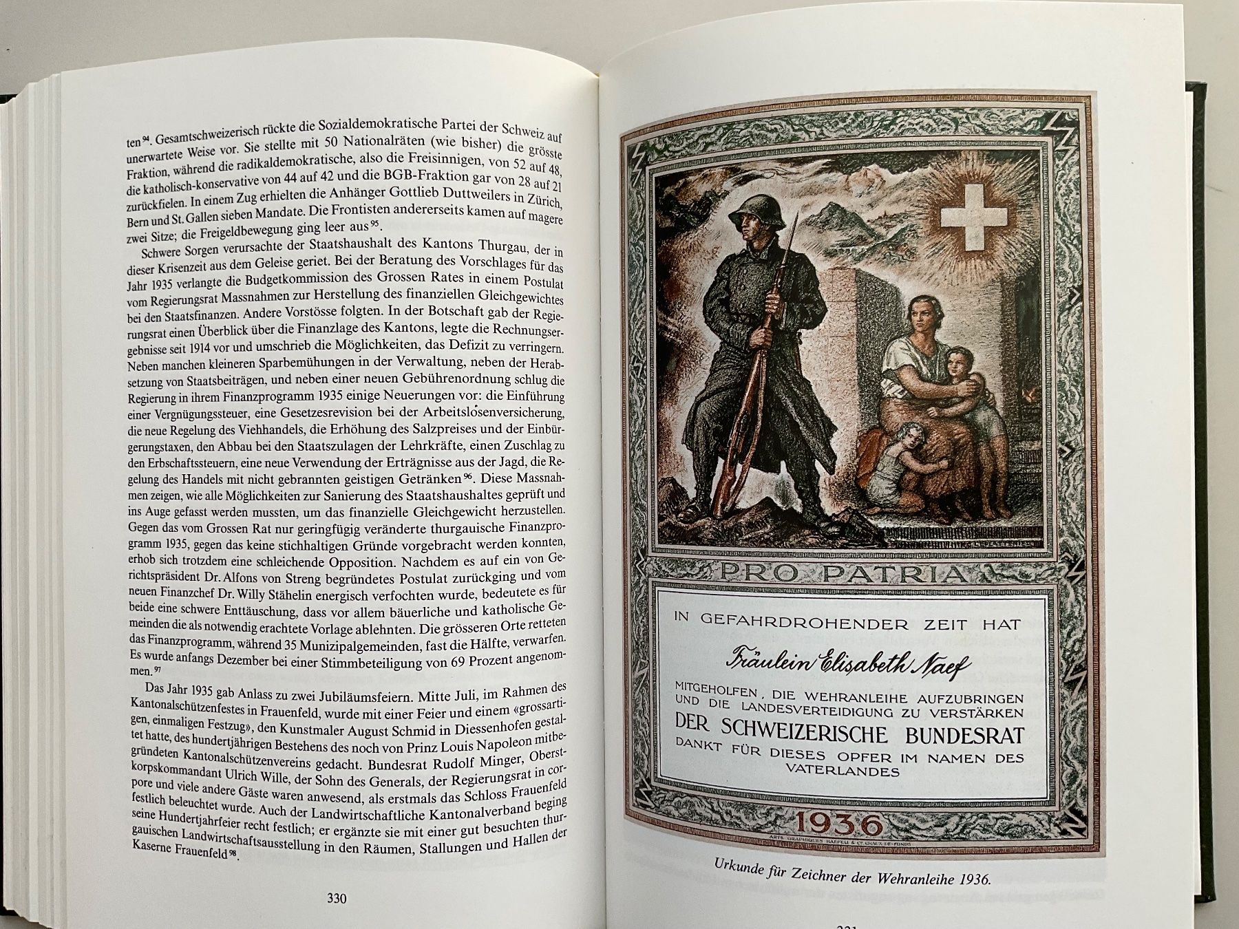 Libri: Geschichte des Kantons Thurgau: Band 1 – Usato da Bottighofen venduto da onyx42 2