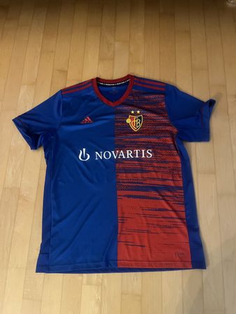 FC Basel Adidas Trikot blau rot Grösse XL 