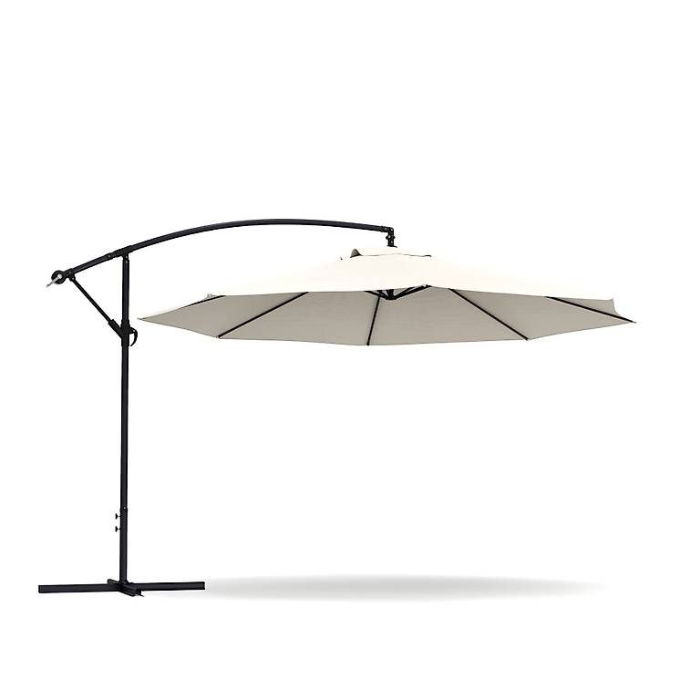 Sonnenschirme: Sonnenschirm 270 cm weiss – Gebraucht aus Zug von Cheap-Shop