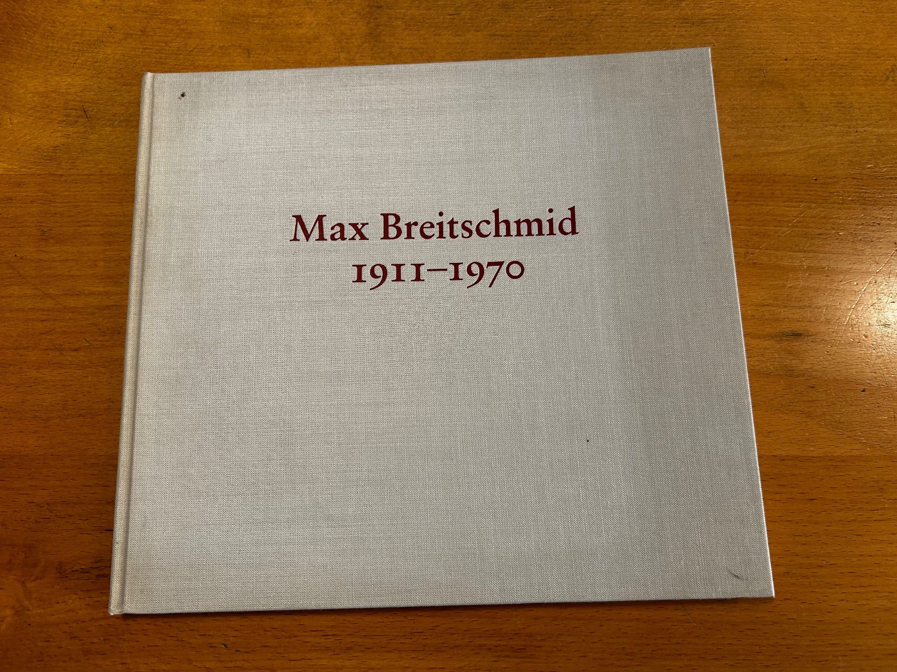 Livres: Max Breitschmid, 1911-1970 – D'occasion à Basel par Peter_schlemihl
