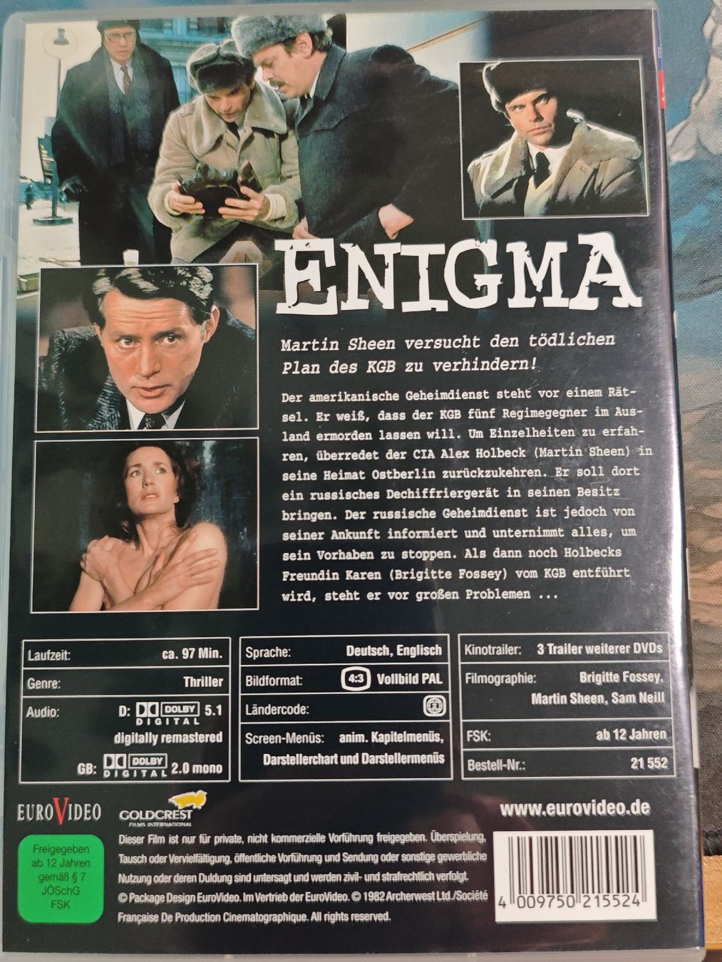 Tutti i DVDs: Enigma  – Usato da Laufenburg venduto da Toni5010 1