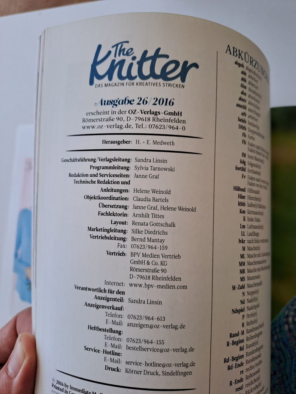 Riviste & Magazine: Strickheft The knitter Ausgabe 26 / 2016 Strickdesign – Usato da Glashütten venduto da Schwebefisch 4