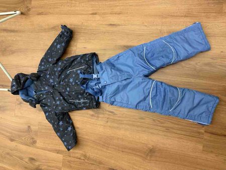 Kinder Skianzug Happy Kids blau Grösse 98/104