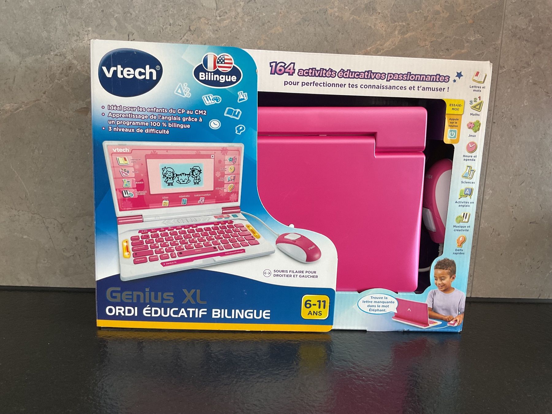 Vtech Genius XL Junior Bilingue Orange - Ordinateur éducatif - Achat & prix