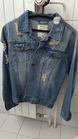Jeansjacke distressed L