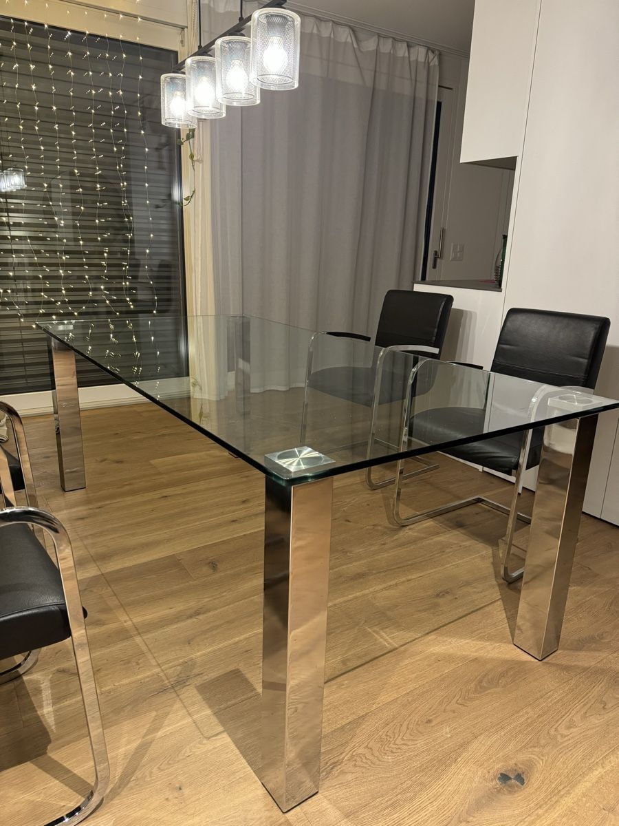 Elegantes Esstisch Aus Glas Kaufen Fotosnie3340