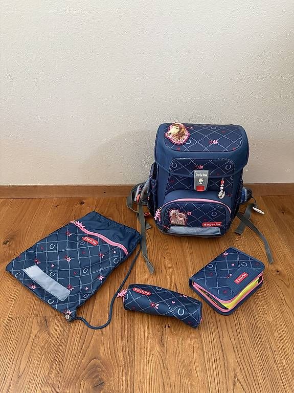 Borse & Zaini: Schulrucksack Step by Step Set – Usato da Schaffhausen venduto da stella474