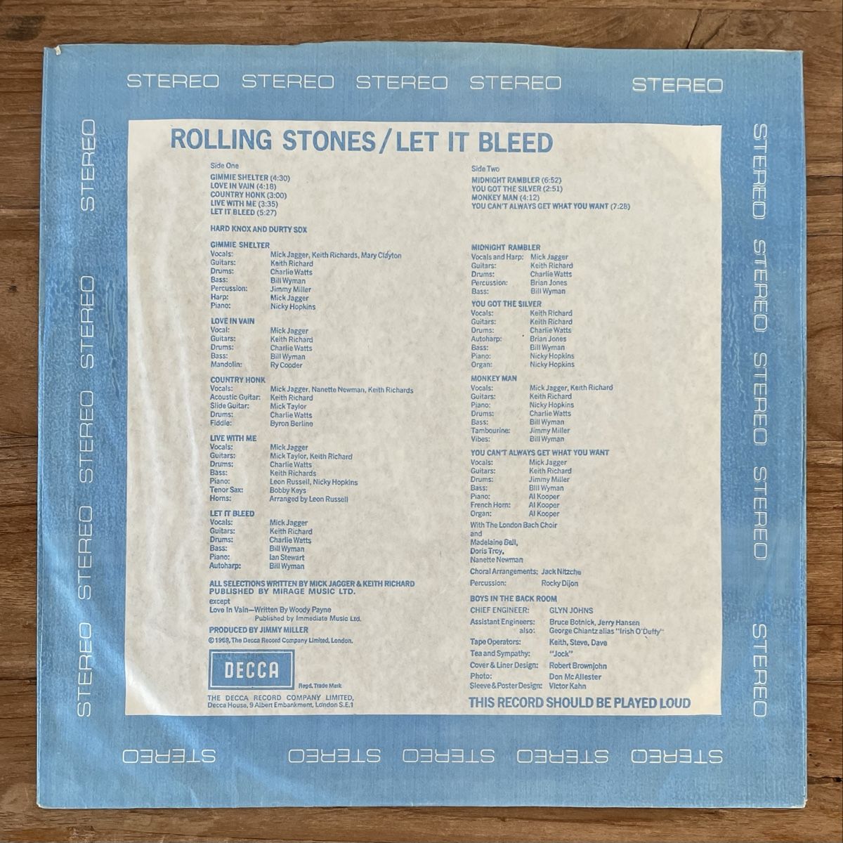 Schallplatten: Rolling Stones ‎– Let It Bleed – Gebraucht aus Aadorf von Assyrian-Bazar 2